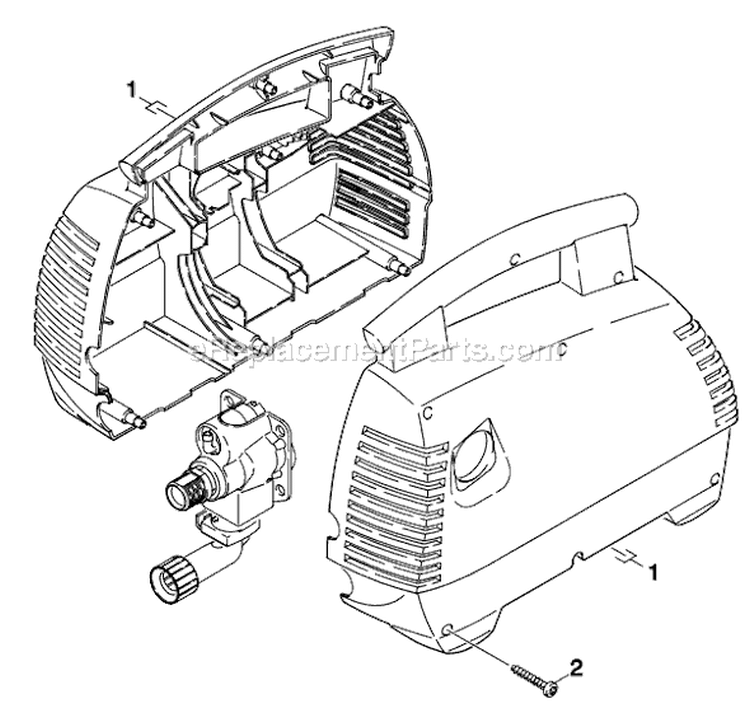 Page A Diagram and Parts List for K293PLUS K 2.93 PLUS 1.601-103.0 Karcher Pressure Washer