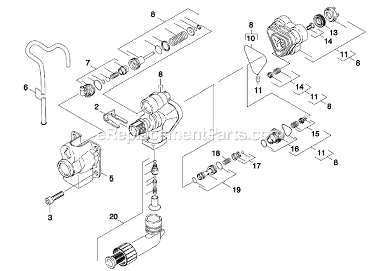 Page B Diagram and Parts List for K293PLUS K 2.93 PLUS 1.601-103.0 Karcher Pressure Washer