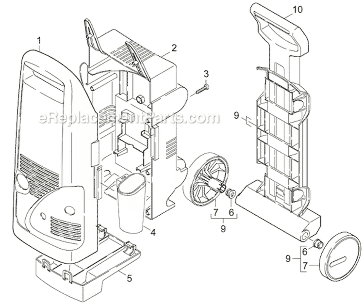 Page A Diagram and Parts List for K297M-PLUS K 2.97M-Plus 1.421-212.0 Karcher Pressure Washer