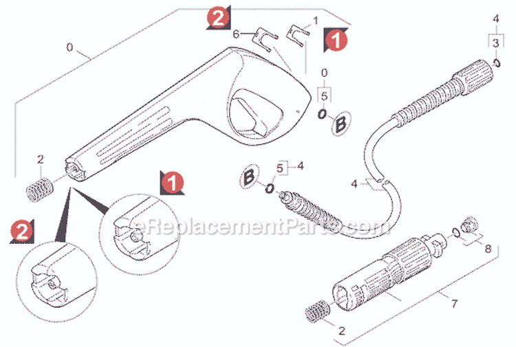 Page G Diagram and Parts List for K297M-PLUS K 2.97M-Plus 1.421-212.0 Karcher Pressure Washer