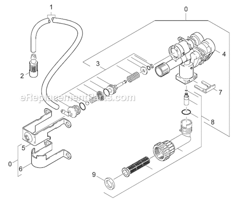 Page B Diagram and Parts List for K260PLUS K 260 Plus 1.415-101.0 Karcher Pressure Washer