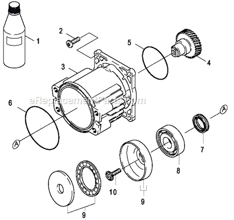 Page E Diagram and Parts List for K260PLUS K 260 Plus 1.415-101.0 Karcher Pressure Washer