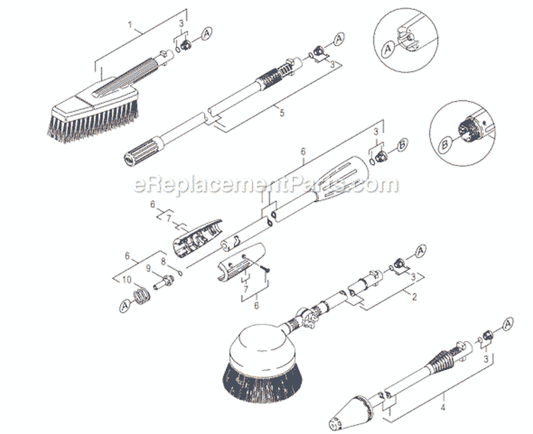 Page J Diagram and Parts List for K2730 K 270 1.227-115.0 Karcher Pressure Washer