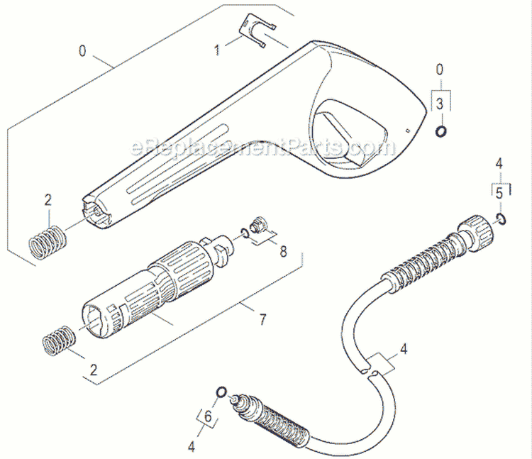 Page I Diagram and Parts List for K270TV K 270 TV 1.227-103.0 Karcher Pressure Washer