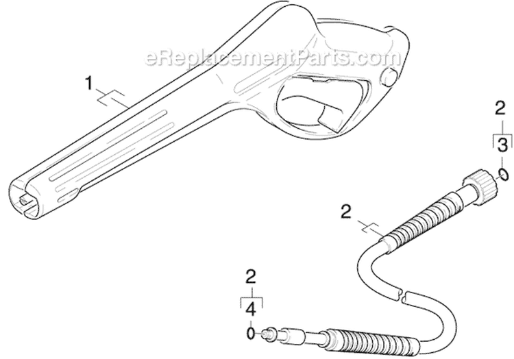 Page E Diagram and Parts List for K347MPLUS K 3.47 M PLUS 16017200 Karcher Pressure Washer