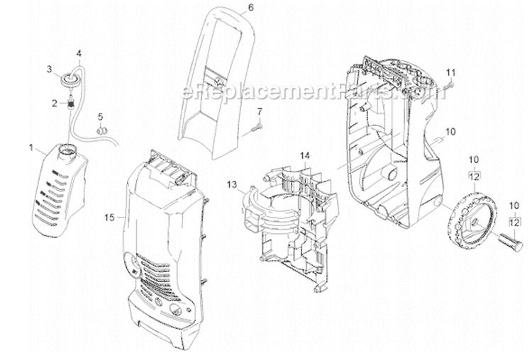 Page A Diagram and Parts List for K367M K 3.67M 16017020 Karcher Pressure Washer