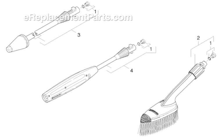 Page F Diagram and Parts List for K368MDPLUS K 3.68MD PLUS 16017420 Karcher Pressure Washer