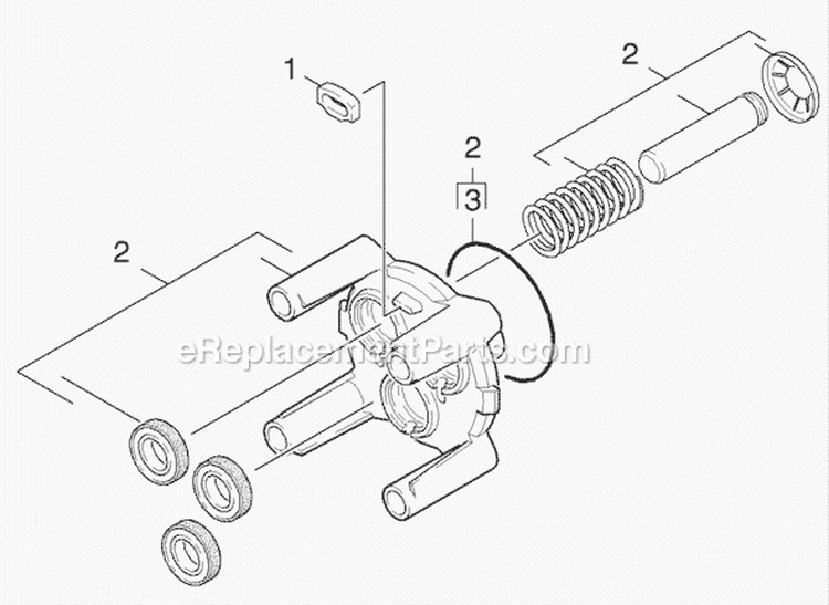 Page C Diagram and Parts List for K369 K 3.69 16017040 Karcher Pressure Washer
