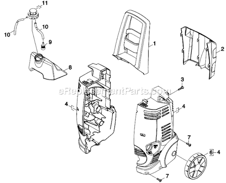 Page A Diagram and Parts List for K386M-PLUS K 3.86 M-PLUS 1.636-121.0 Karcher Pressure Washer