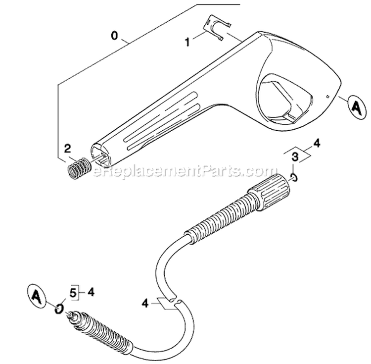 Page E Diagram and Parts List for K386M K 3.86 M 1.636-122.0 Karcher Pressure Washer