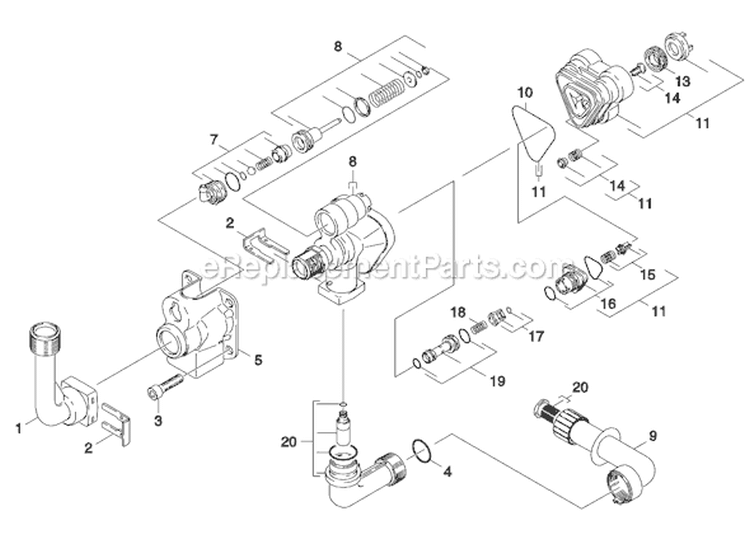 Page B Diagram and Parts List for K392MPLUS K 3.92 M Plus 1.423-854.0 Karcher Pressure Washer