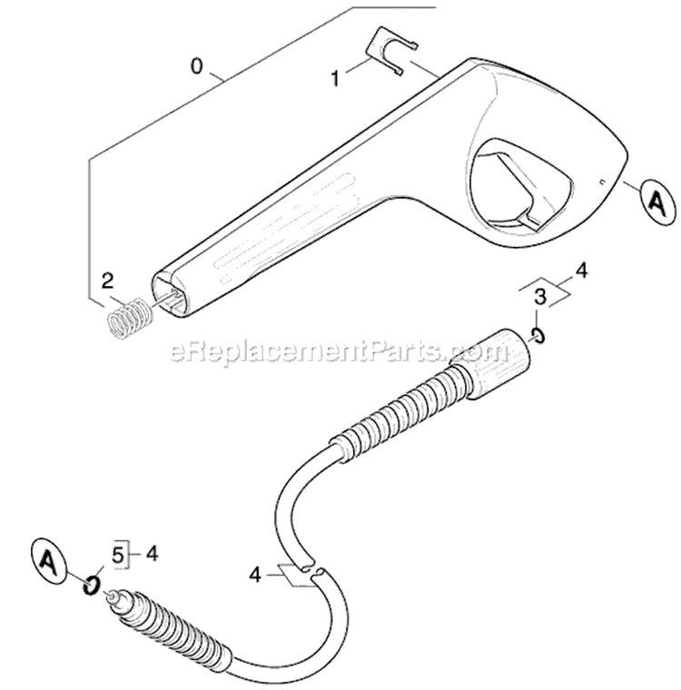 Page E Diagram and Parts List for K398MD-4F K 3.98MD-4F 14234500 Karcher Pressure Washer