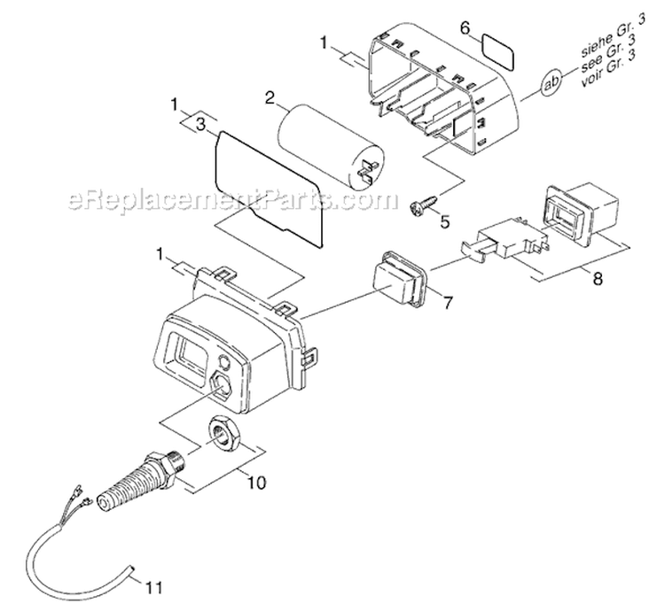 Page G Diagram and Parts List for K302 K 302 1.994-932.0 Karcher Pressure Washer
