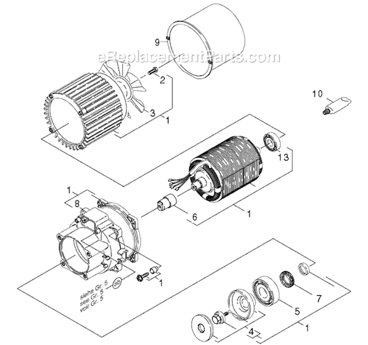 Page D Diagram and Parts List for K310DI K 310 DI 1.994-700.0 Karcher Pressure Washer
