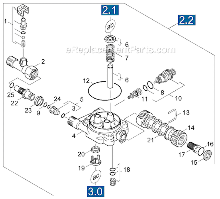 Page C Diagram and Parts List for K3300G K 3300 G 1.133-105.0 Karcher Pressure Washer