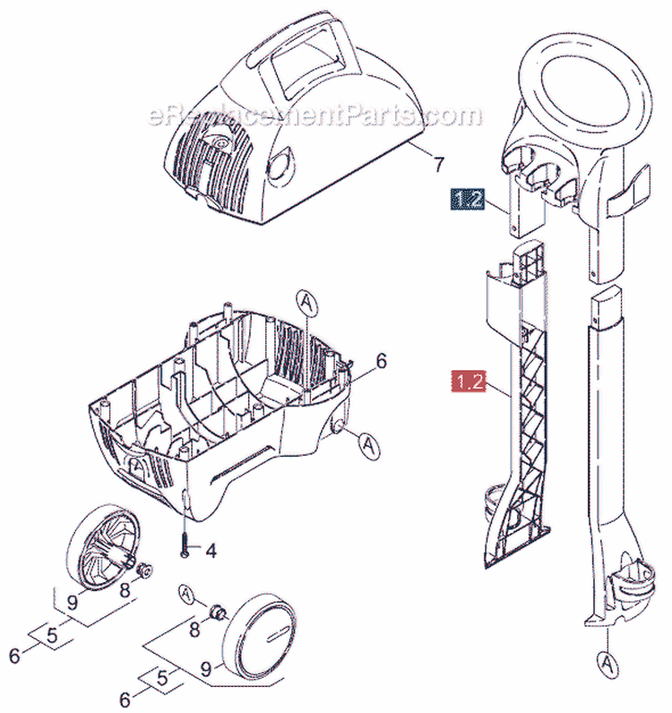 Page A Diagram and Parts List for K330M-PL-WB K 330M-PL-WB 1.141-371.0 Karcher Pressure Washer