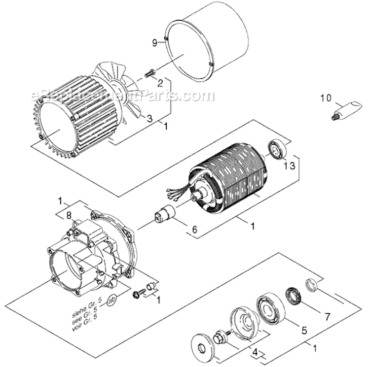 Page E Diagram and Parts List for K330M-PLUS K 330 M-Plus 1.994-960.0 Karcher Pressure Washer