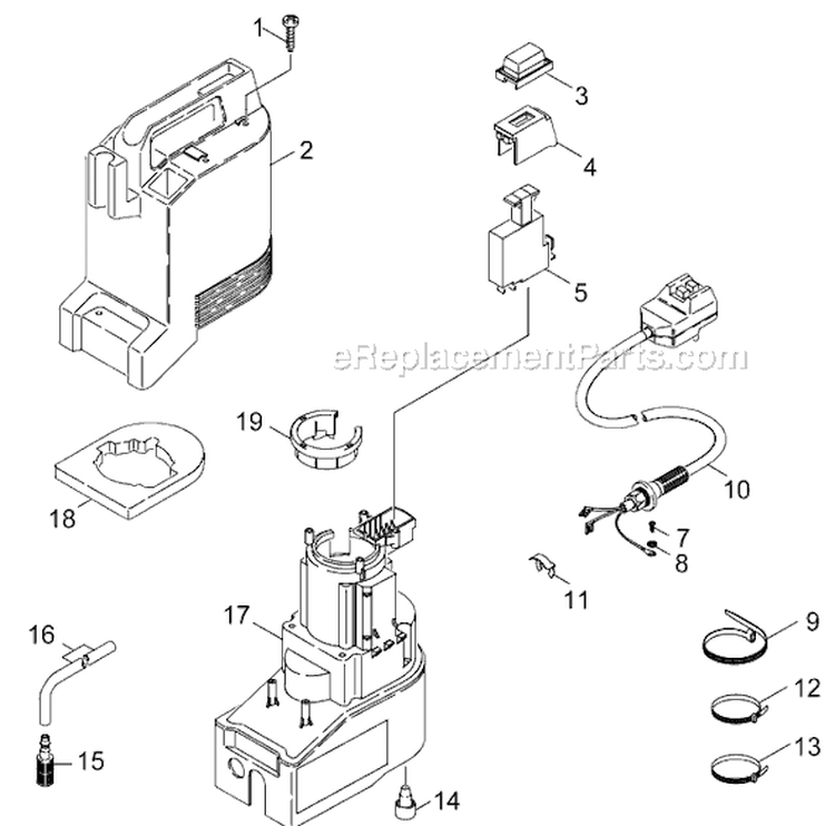 Page A Diagram and Parts List for K355 K 355 1.786-680.0 Karcher Pressure Washer