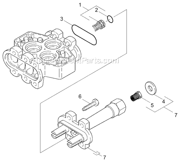 Page C Diagram and Parts List for K355 K 355 1.786-680.0 Karcher Pressure Washer