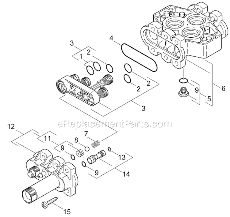 Page E Diagram and Parts List for K355 K 355 1.786-680.0 Karcher Pressure Washer