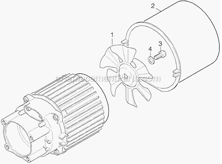 Motor Diagram and Parts List for K3690 K 3.690 16017720 Karcher Pressure Washer