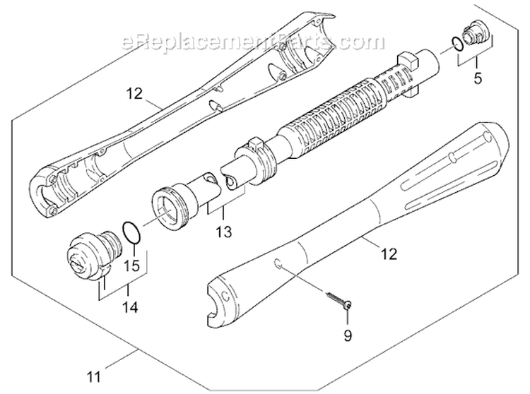 Page J Diagram and Parts List for K4000G K 4000 G 1.133-201.0 Karcher Pressure Washer