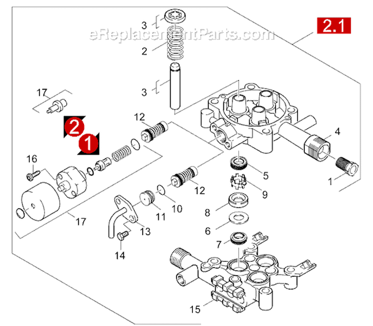 Page C Diagram and Parts List for K4000G K 4000 G 1.133-201.0 Karcher Pressure Washer