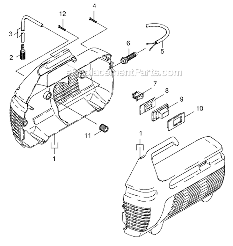 Page A Diagram and Parts List for K410 K 410 1.945-680.0 Karcher Pressure Washer