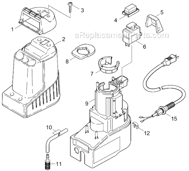 Page A Diagram and Parts List for K460 K 460 1.903-940.0 Karcher Pressure Washer
