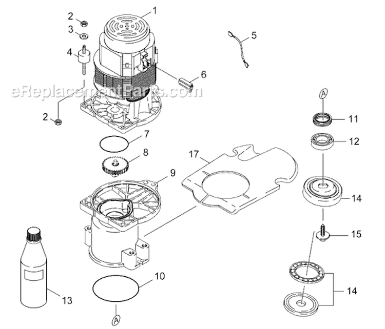 Page E Diagram and Parts List for K460 K 460 1.903-940.0 Karcher Pressure Washer