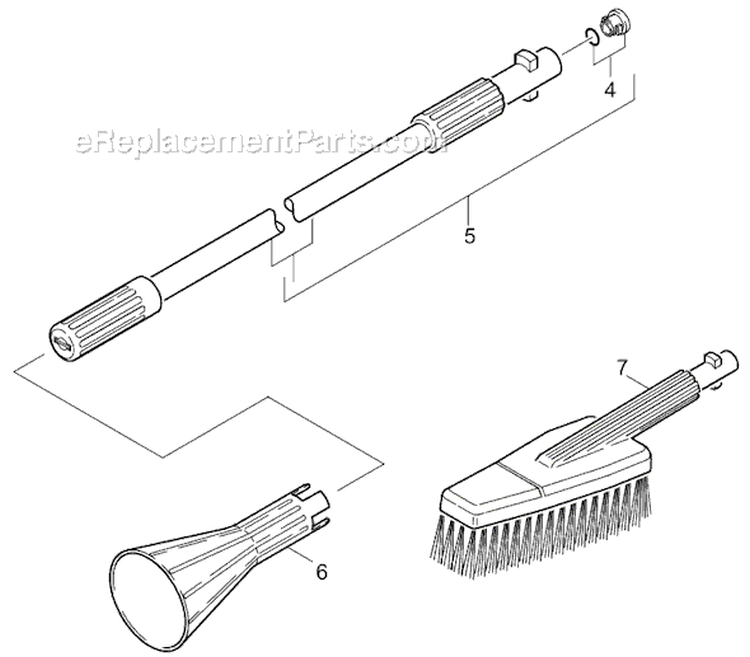 Page G Diagram and Parts List for K460 K 460 1.903-940.0 Karcher Pressure Washer