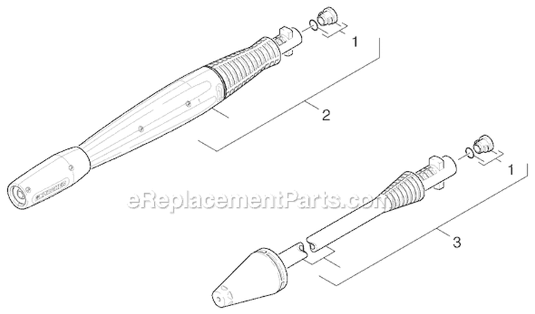 Page H Diagram and Parts List for K585MPLUS K 5.85M PLUS 13967030 Karcher Pressure Washer