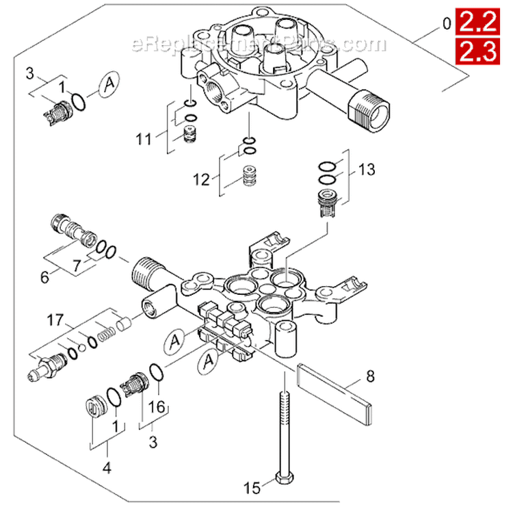 Page B Diagram and Parts List for K5000G K 5000 G 1.133-109.0 Karcher Pressure Washer