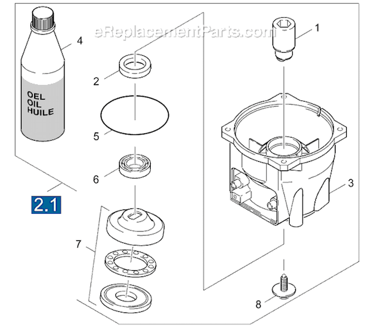 Page G Diagram and Parts List for K5000G K 5000 G 1.133-109.0 Karcher Pressure Washer