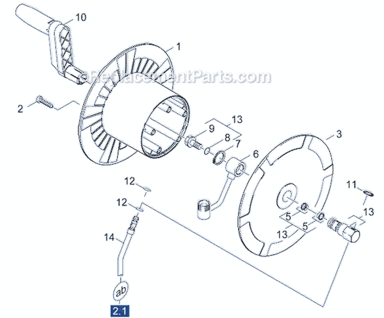 Page B Diagram and Parts List for K502MS-PLUS K 502MS-Plus 1.069-936.0 Karcher Pressure Washer