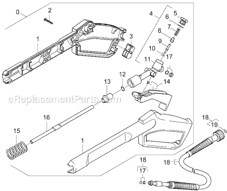 Page I Diagram and Parts List for K510 K 510 1.983-680.0 Karcher Pressure Washer