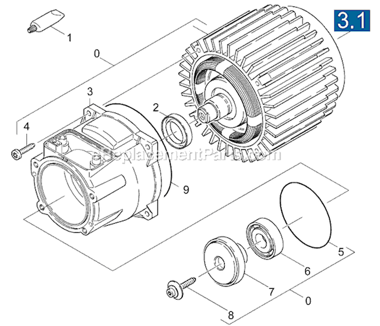 Page G Diagram and Parts List for K520M-WB K 520M-WB 1.069-937.0 Karcher Pressure Washer