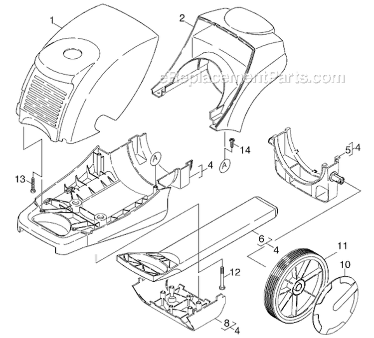 Page A Diagram and Parts List for K520MDI-PLUS K 520M DI-Plus 1.069-700.0 Karcher Pressure Washer