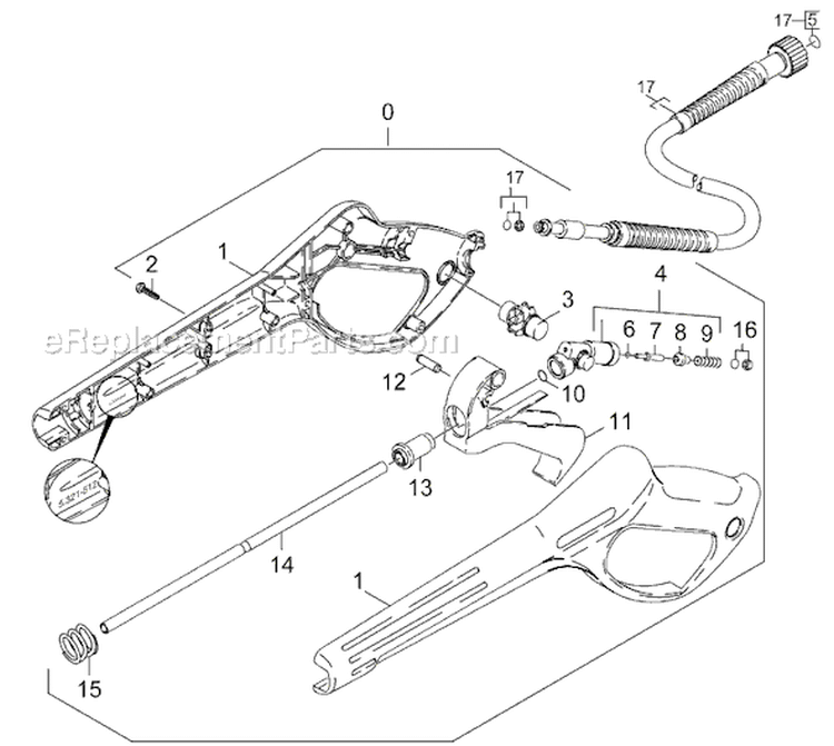 Page I Diagram and Parts List for K520MDI-PLUS K 520M DI-Plus 1.069-700.0 Karcher Pressure Washer