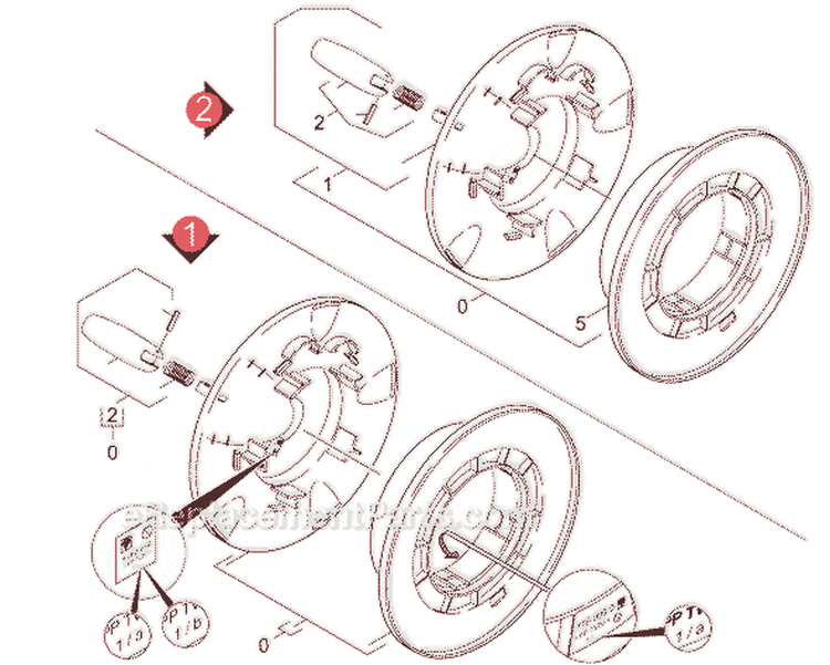 Page C Diagram and Parts List for K550M-PLUS K 550M-Plus 1.274-106.0 Karcher Pressure Washer