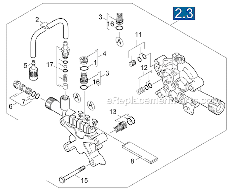 Page C Diagram and Parts List for K5800GH K 5800 GH 1.194-103 Karcher Pressure Washer