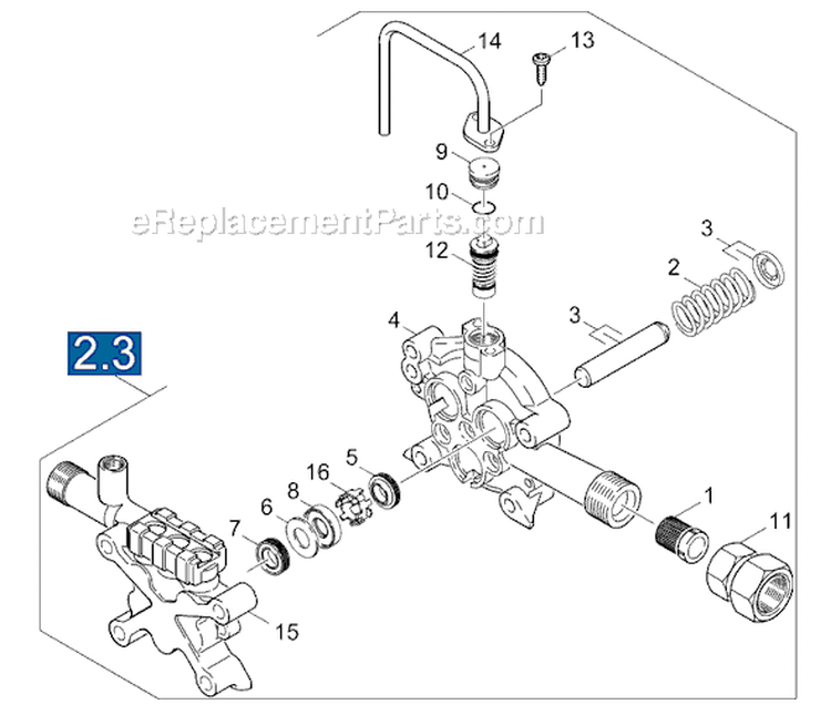 Page D Diagram and Parts List for K5800GH K 5800 GH 1.194-103 Karcher Pressure Washer