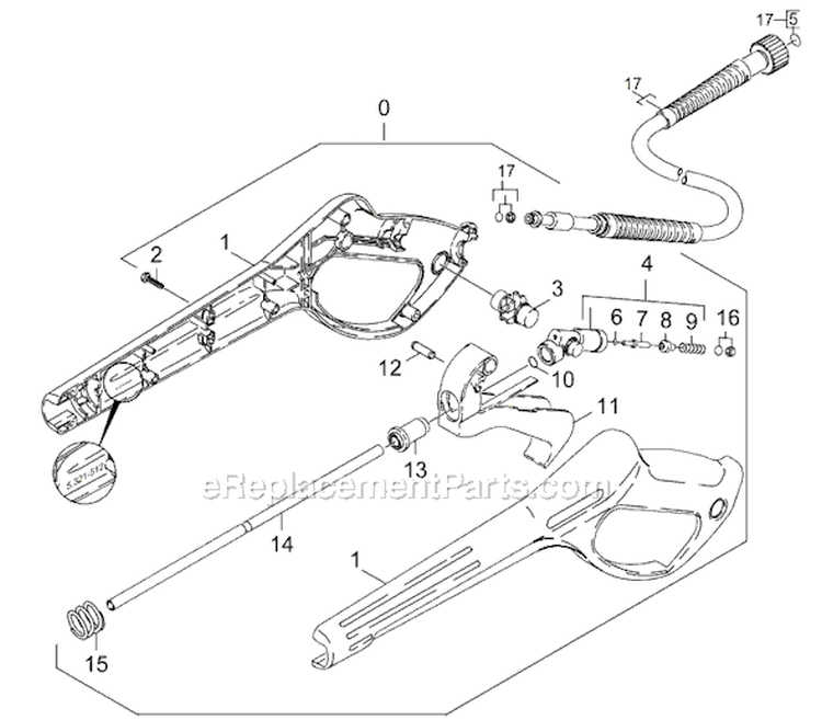 Page I Diagram and Parts List for K5800GH K 5800 GH 1.194-103 Karcher Pressure Washer