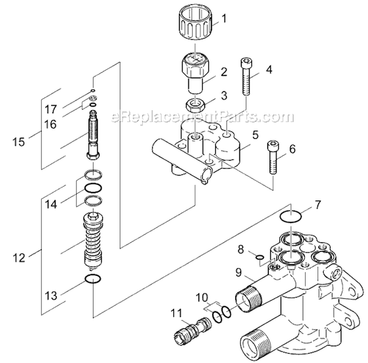 Page D Diagram and Parts List for K585 K 585 1.974-680.0 Karcher Pressure Washer