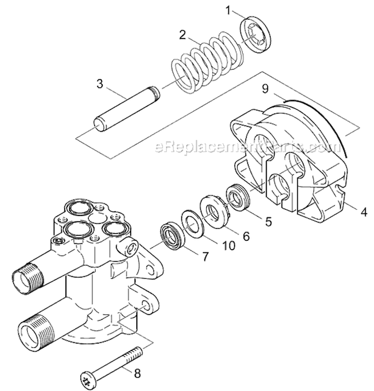 Page F Diagram and Parts List for K585 K 585 1.974-680.0 Karcher Pressure Washer