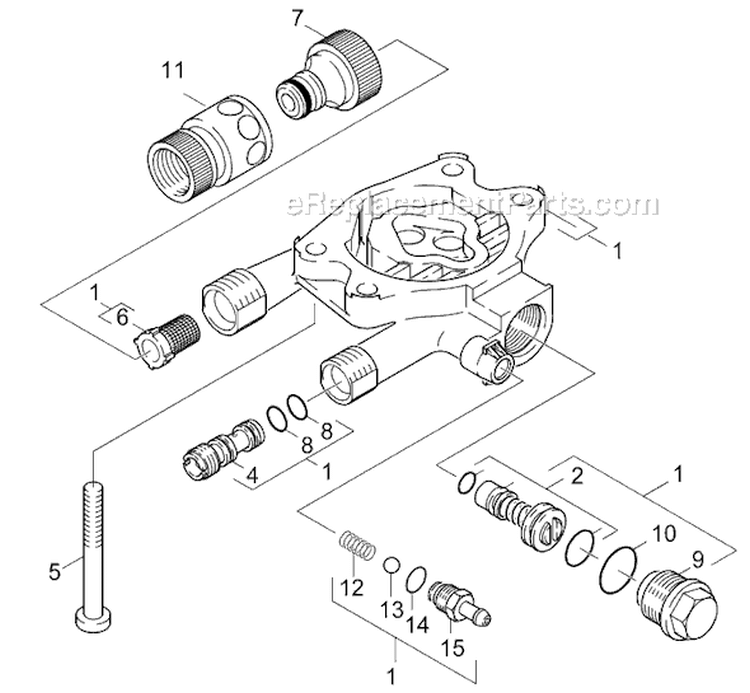 Page D Diagram and Parts List for K588G K 588 G 1.050-905.0 Karcher Pressure Washer