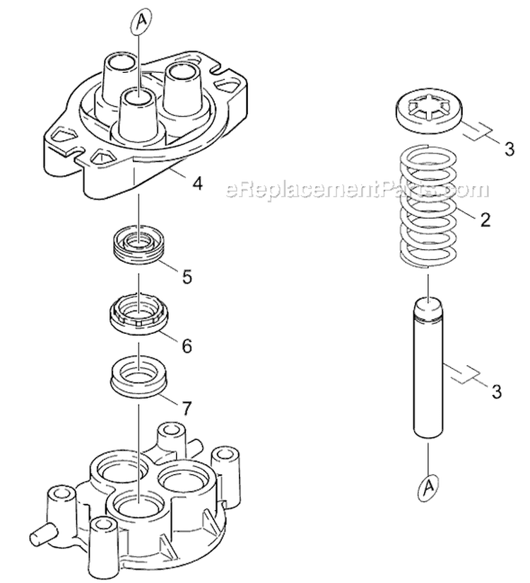 Page B Diagram and Parts List for K588G K 588 G 1.050-906.0 Karcher Pressure Washer