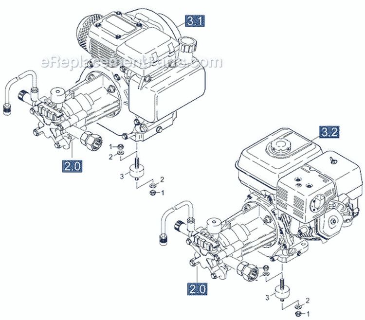 Page A Diagram and Parts List for K6000GH K 6000 GH 1.194-109.0 Karcher Pressure Washer