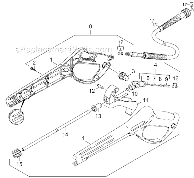 Page J Diagram and Parts List for K620-M K 620-M 1.973-680.0 Karcher Pressure Washer