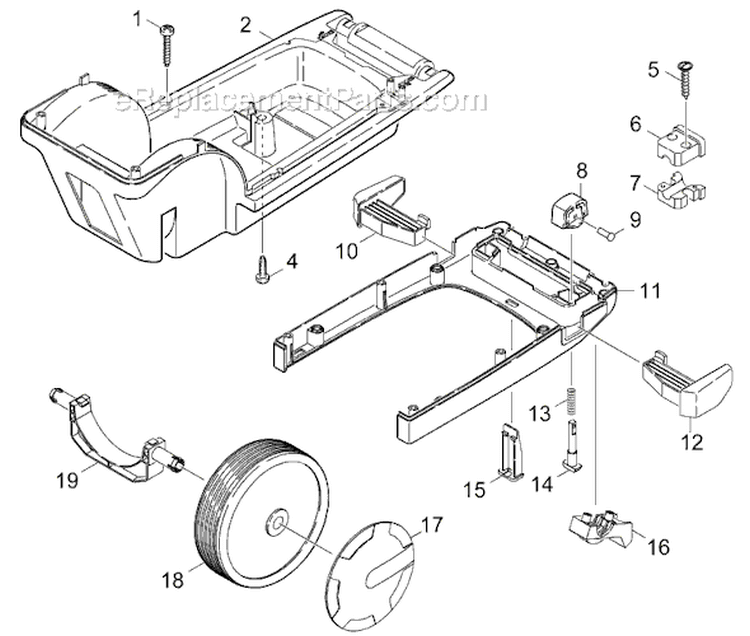 Page B Diagram and Parts List for K620-M K 620-M 1.973-680.0 Karcher Pressure Washer